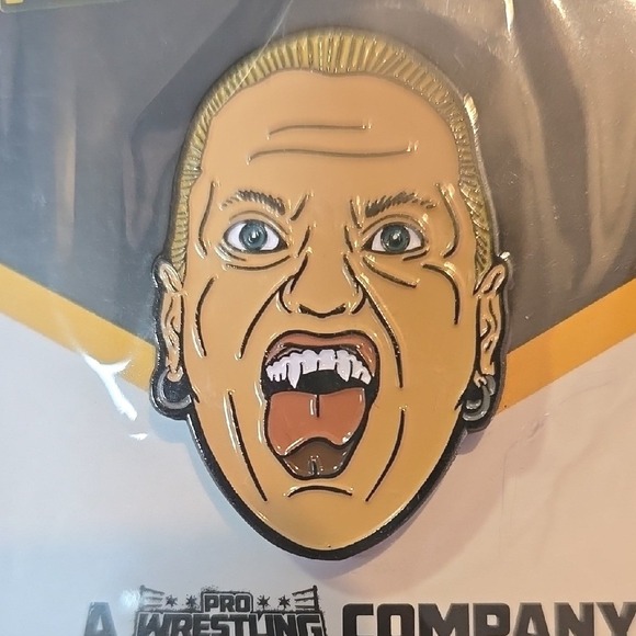 Pro Wrestling Crate Other - Pro Wrestling Crate Gangrel Collectible Pin, 2.5", New